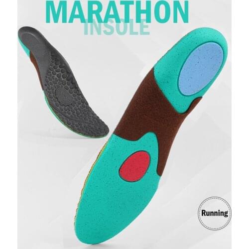 FootMaster Comfort Insoles Memory Foam Shoe Insole Women Men Arch Support Heel Protector Insole For Marathon Sports Insoles