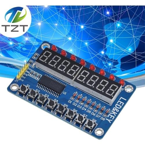 TM1638 Module Key Display For Arduino New 8-Bit Digital LED Tube 8-Bit new original in stock