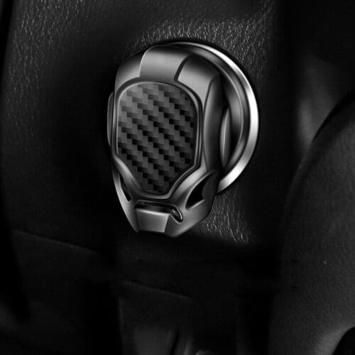 Universal Car Auto Ignition Engine Start Stop Button Decor Ring Trim Cap Start Stop Engine Switch Sticker Cover Car Styling Tool