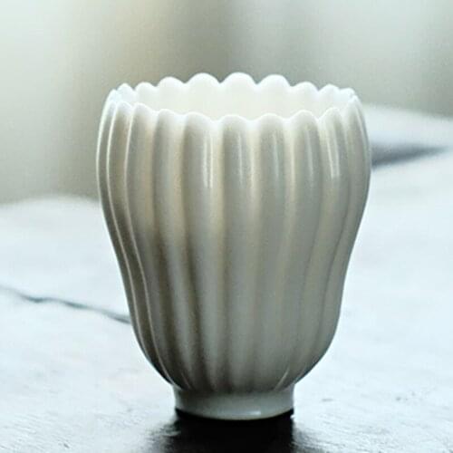 Vintage Ceramic Single Tea Bowl Cup Retro Coffee Cup Afternoon Tea Breakfast Mug Water Household Cup Drinkware