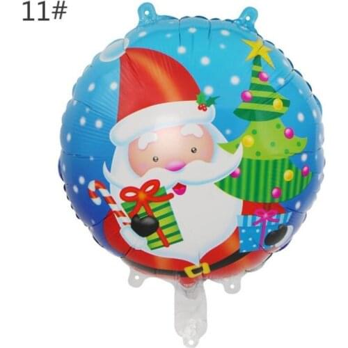 1pcs18inch Round Aluminum Film Merry Christmas Balloons Santa Clause Snowman Tree New Year Christmas Balloons Party Decoration