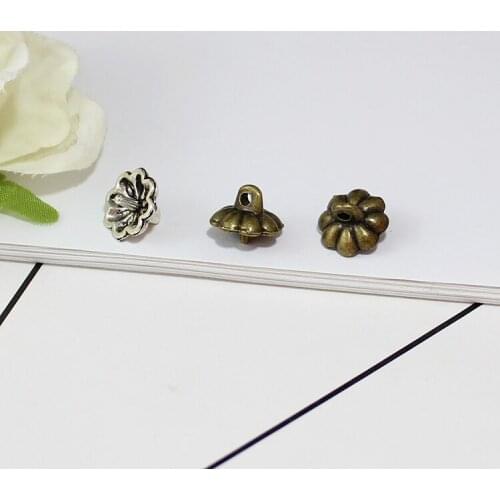 15PCS Flower Bead Caps for Jewelry Making Bracelet Accessories Findings Flower Bead Caps for Jewelry Making Bracelet Accessories