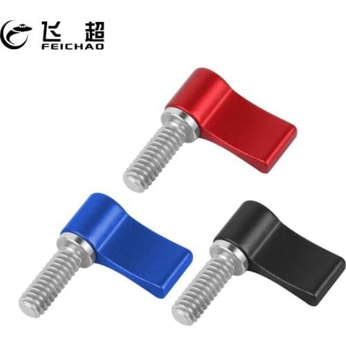 2Pcs FEICHAO Stainless Steel 304 Handle Screw M6 1/4 3/8 Thread Adjustable Clamp Locking Screw L Shape Wrench for DSLR Camera