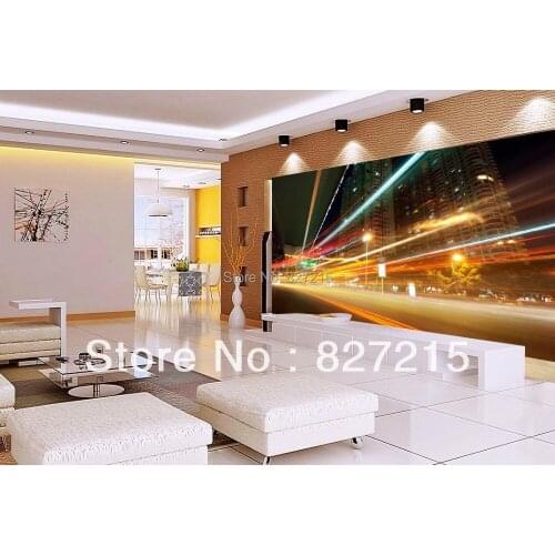 3D-0531/New Fashion Wall Decoration Material/PVC Material /Stretch Film/Beautiful Night Scene/Function as Wall Paper/Sustainable