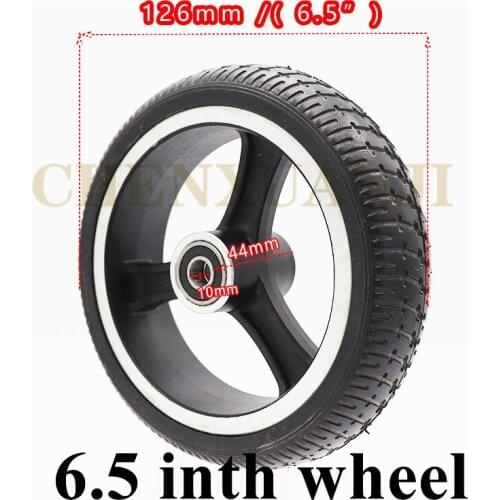 6.5 Inch Solid Wheel for Mini Electric Scooter Balancing Car And Aluminium Alloy Rim