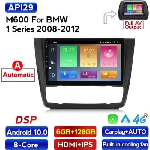 Android 10.0 DSP HDMI IPS Car Radio Multimedia Player Navigation For BMW serii 1 e87 E88 E82 E81 2004-2011 GPS 5GHz WIFI NO 2DIN