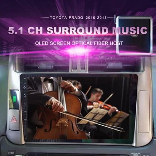 Car DVD GPS for Toyota Prado 2014-2017 for Jeep Grand Cherokee Car Radio Multimedia Video Player Navigation GPS Android 10.0