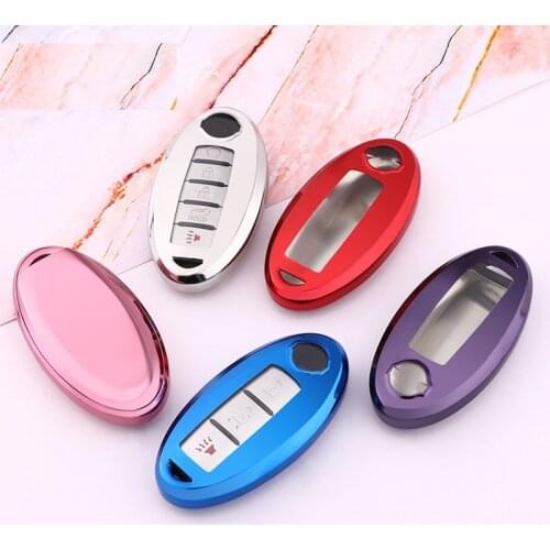 TPU Key Cover Key Case Key Shell For Nissan Qashqai J10 X-Trail t31 t32 kicks Tiida Pathfinder Murano Note Juke Leaf