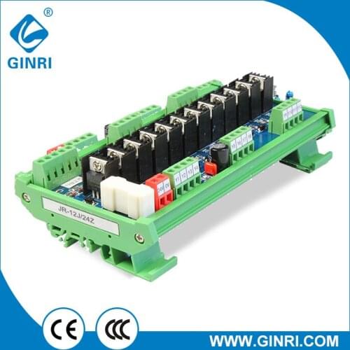 JR-12J/24Z 12 channel PLC Control Board Transistor module PLC DC 24V PLC amplifer Boards DC PNP Input