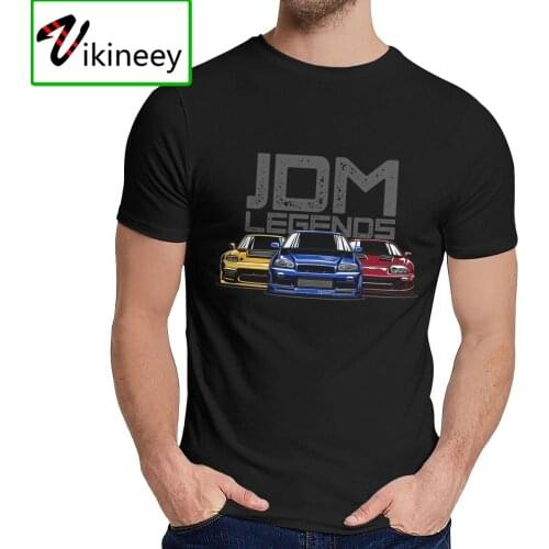 Fashion Design JDM Legend Hallowmas T-Shirt Camisa Hombre Classic Japanese Sportcar Hip Hop Christmas Day T-Shirt