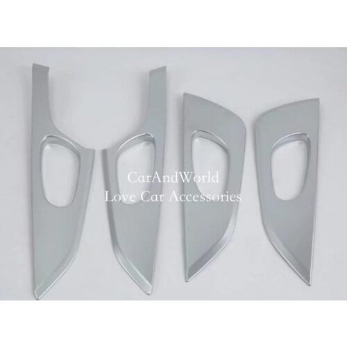 For Nissan X-trail Rogue T32 2014-2020 Interior Door Handle Bowl Cover Trim XTrail X Trail ABS Chrome Car-styling Accessories