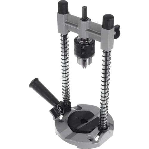 DANIU Precision 45-90° Angle Drill Guide Attachment with Chuck Drill Holder Stand Drilling Guide 150mm Stoke for Electric Drill