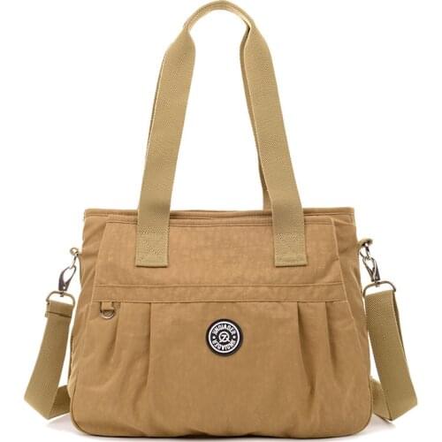 New Fashion woman Handbag Waterproof Nylon Casual Bags women famous brands School bag High Quality women Top-Handle bags