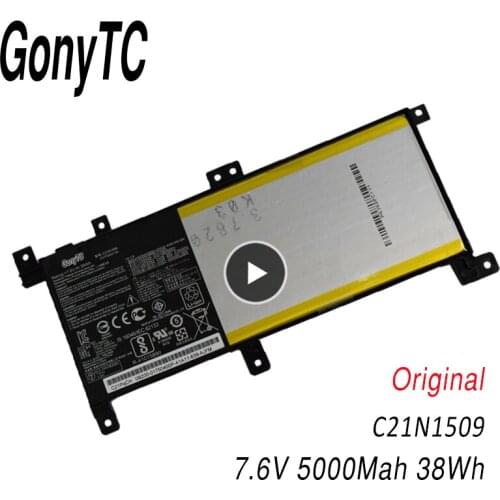 New Original C21N1509 Laptop battery for ASUS Notebook X556UA X556UB X556UF X556UJ X556UQ X556UR X556UV A556U FL5900U