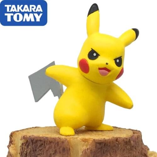 Genuine Pokemon Doll Takara Tomy MC Action Figure Pikachu Doll Collection Kids Birthday Gift