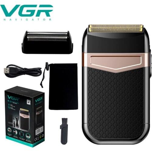 Ourwork portable shaver electric full body washing Mini Leather Case reciprocating shaver mens new shaver v-331