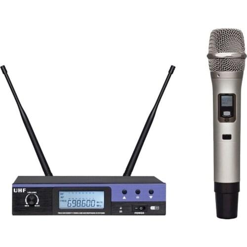 Professional UHF Diveristy Single Wireless Microphone Mic System microfoon draadloos