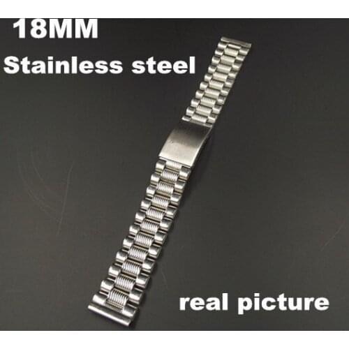 Retail - 1PCS High quality 18mm stainless steel watch band watch strap - 502902