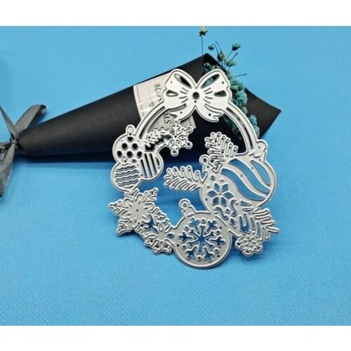 Christmas Snowflake Metal Cutting Dies Stencil DIY Scrapbooking Album Paper Card Template Mold Embossing Craft Decoration