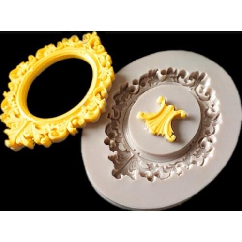 Photo frame silicone mold DIY cake decoration tool chocolate tool mold clay tool товары для дома и кухнии KLM