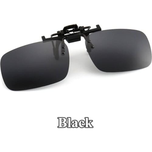 Fishing Use Sunglasses Eyewear Clip on Style Sunglasses UV400 Polarized Fishing Riding&Hiking Eyewear Day/Night Vision Glasses