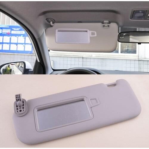 Grey Car Front Left Driver Side Sun Visor With Makeup Mirror Accessories Fit For Hyundai Elantra AD 2017 2018 2019