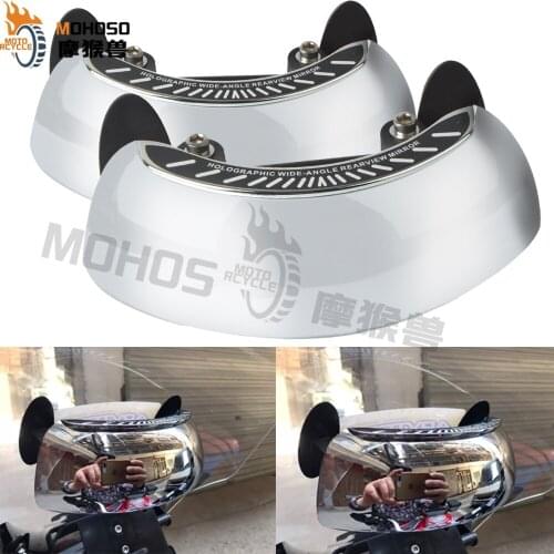 Vespa 180 Degree wide-angle rearview mirror For Piaggio Vespa GTS LX LXV 50 125 150 250 300 300ie Motocycel Blind Spot Mirror
