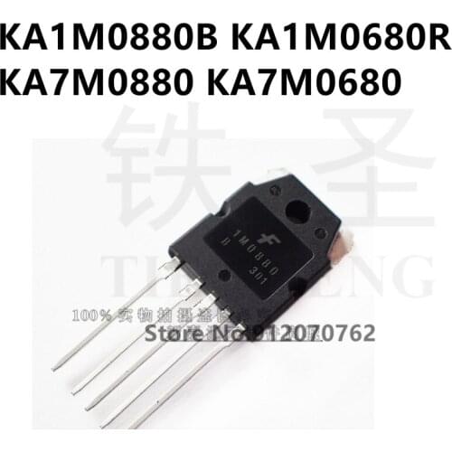 10PCS KA1M0880B KA1M0680R KA7M0880 KA7M0680 TO-3P-5