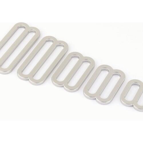 20-50mm Silver Adjuster Buckle Slide Buckles Metal Purse Handbag Buckle Belt Buckle Backpack Webbing Hardware Bag Clasp Luggage