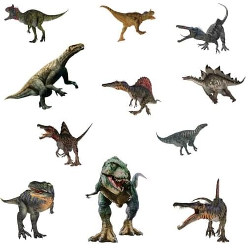 3D Dinosaur cartoon wall decals Jurassic Animal vinyl stickers kids room nursery decoration funny anime poster wallpaper 70*50cm