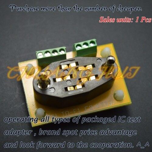 5P Iron seal transistor test socket With PCB Connecting terminal