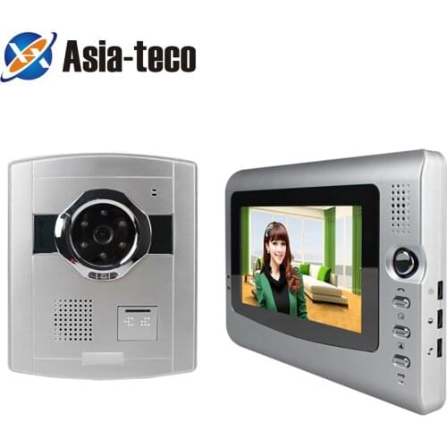 7 inch Visual Doorbell Rainproof Camera Two-way Audio Door Phone Visual villa Intercom Building Intercom
