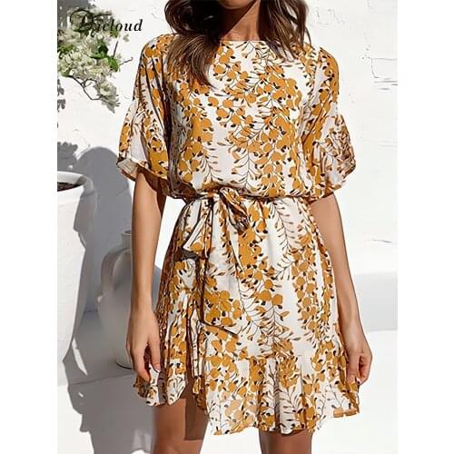 DICLOUD Short Sleeve Dresses