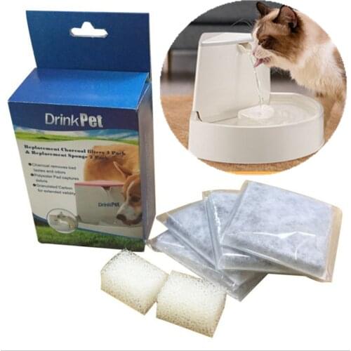 Pet Water Dispenser Lonic Resin Filter Cat Automatic Drinking Fountain Dog Accessories Replacement Activated Carbon Filter