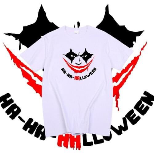 Joker Joaquin Phoenix Villain Men Tshirt Funn Joker Face Terror Graphic Tee Clown Antihero Hip-hop Streetwear Summer Ropa Hombre