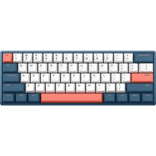 Iquinix F60 mechanical keyboard colorful cherry customized hot plug green axis red axis tea axis game