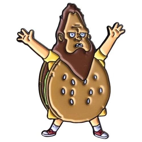 Gene Belcher as Beefsquatch soft enamel pin from the hit cartoon tv show