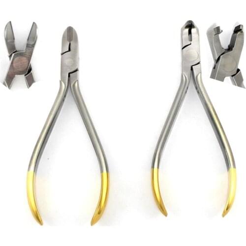 Set Of 2 Dental Distal End Cutter TC, Hard Wire Cutter TC Orthodontic Lab Pliers