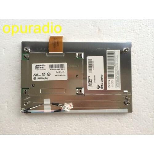 New LB070WV1-TD04 7" LCD display For Peugeot 508 2011 RT6 Car Navigation screen monitor Parts