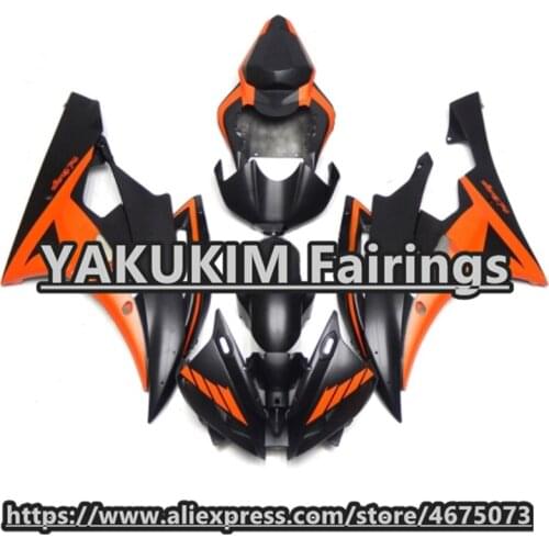 ABS Injection Fairings For YAMAHA R6 2006 2007 Motorcycle Fairing YAMAHA YZF R6 2006 2007 Bodywork fairing Custom Cowlings YZFR6