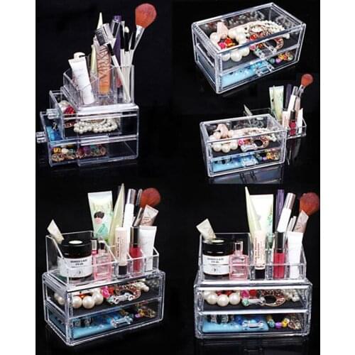 Organizer Cosmetic Organizer Makeup Storage Box Brush Holder Maquillage Jewelry Storage Drawers Acrylic Makeup makeup organizer