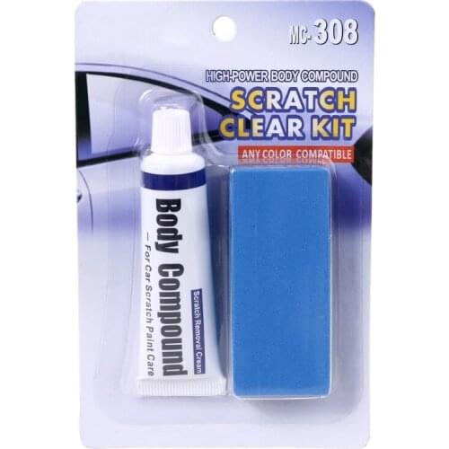 Car Body Grinding Compound Wax Scratch Reapir Paint Care Wax Auto Polishing Paste Car Cleaning Tool Car Styling w Sponge