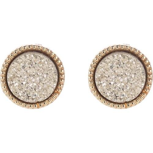 Fashion New Earrings Color Styles Geometric Delicate Round Shape Gifts Clip Earrings Fashion Wedding Jewelry Bijoux