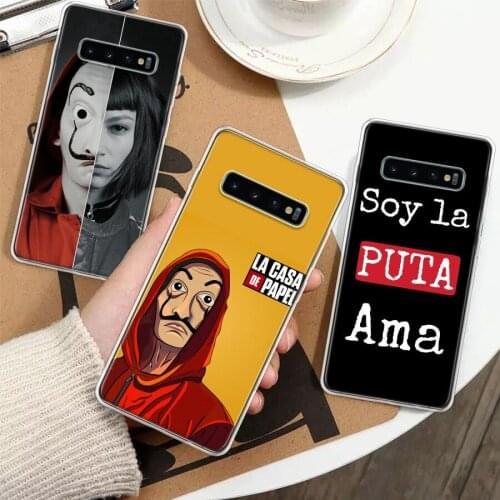 La Casa De Papel Spain TV Silicon Phone Case For Samsung Galaxy A51 A71 A70 A50 A40 A30 A20E A10S A01 A21 A6 A7 A8 A9 Plus + Cov