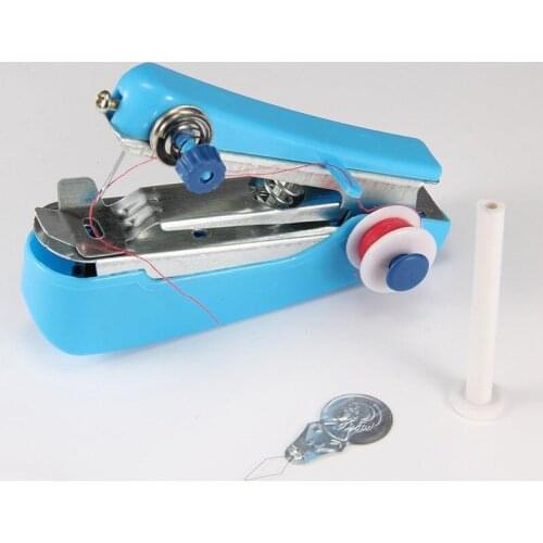 1pc Mini Sewing Machines Needlework Cordless Hand-Held Clothes Useful Portable Sewing Machines Handwork Tools Accessories
