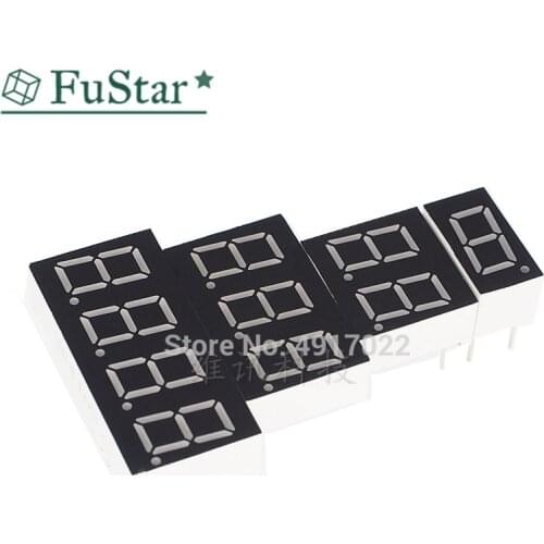 10pcs 7 Segment LED Display 0.36 inch 1 / 2 / 3/ 4 bit Common Cathode Common Anode Digital Tube 7 Segment LED Display Hot New