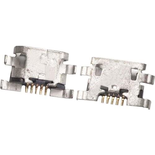 10Pcs USB Charger Charging Dock Port Connector For ZTE Voyage BA610T BA610D A610 4S BA611T BA611C Micro Jack Contact Plug