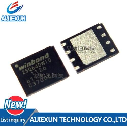 10Pcs W25Q64DWZPIG 25Q64DWIG WSON New and original