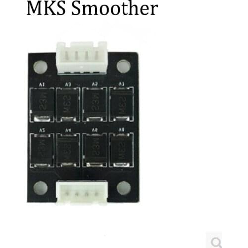 2pcs MKS Smoother Grain cutter addon module for Kossel /Delta 3D printer accessories Stepper motor board filter eliminates