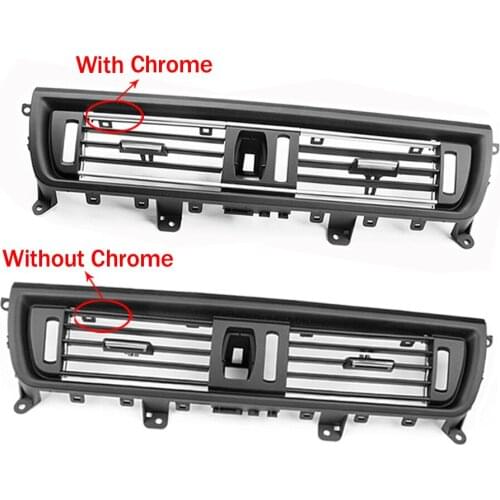 2 Styles Front Console Grill Dash AC Air Conditioner Vent For BMW F10 F11 F18 520i 523i 525i 528i 535i